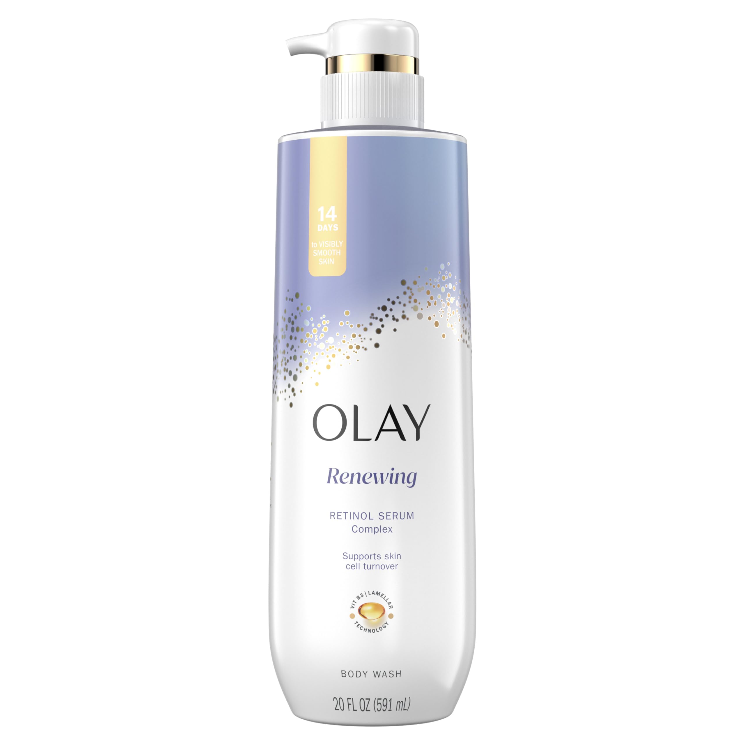 Olay Cleansing & Renewing Nighttime Body Wash, 17.9 fl oz