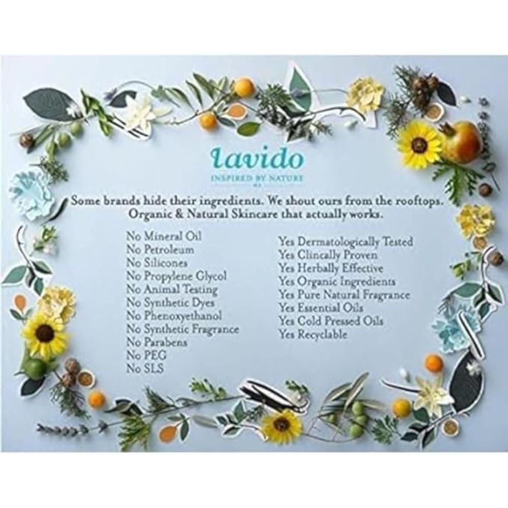 Lavido Natural Patchouli and Vanilla Intoxicating Body Wash