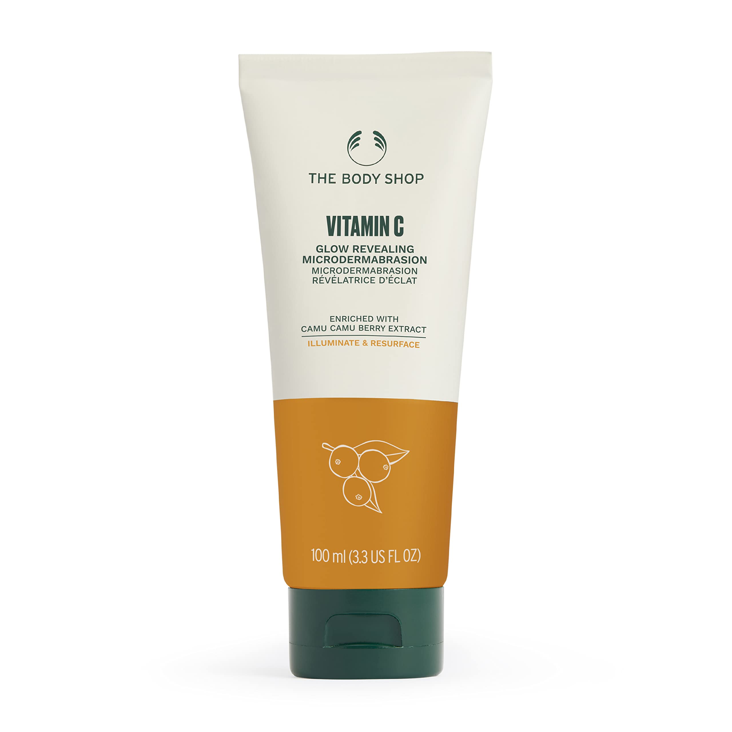 The Body Shop Microdermabrasion Vitamin C, 100 Ml - Buffs Away Dead Skin Cells | Reveals Radiant- Looking Skin | For A Purified, Silky Smooth Feel