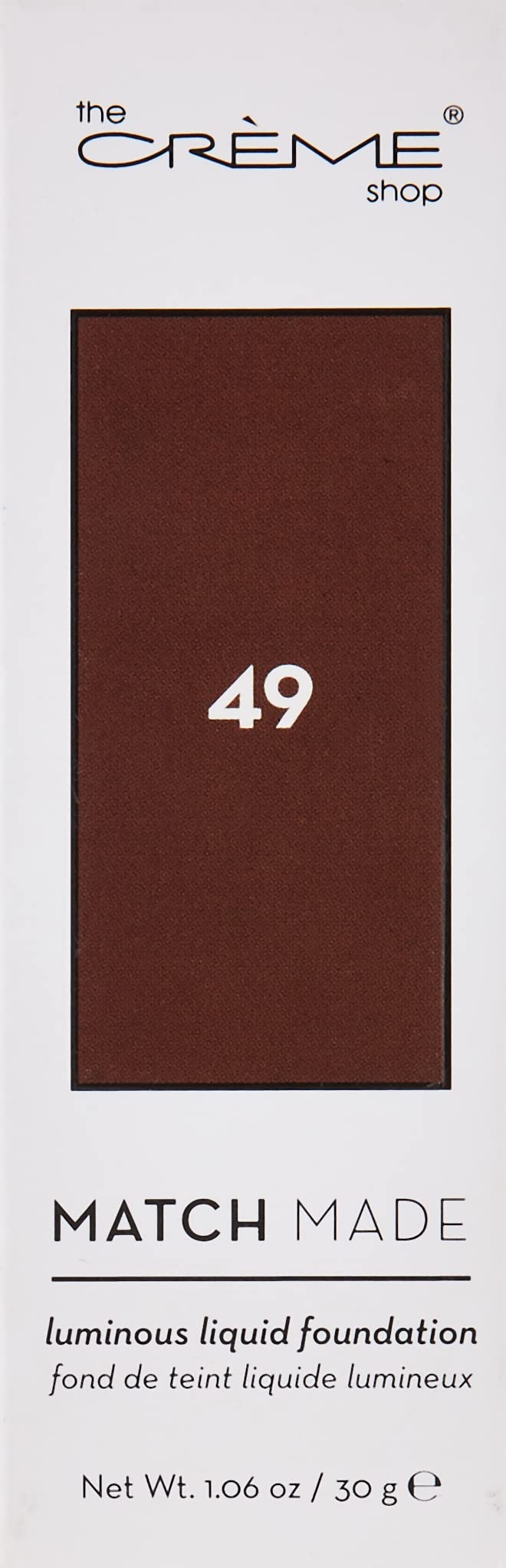 The CrÃƒ¨me Shop | Match Made Luminous Liquid Foundation - 1.06 oz (49)