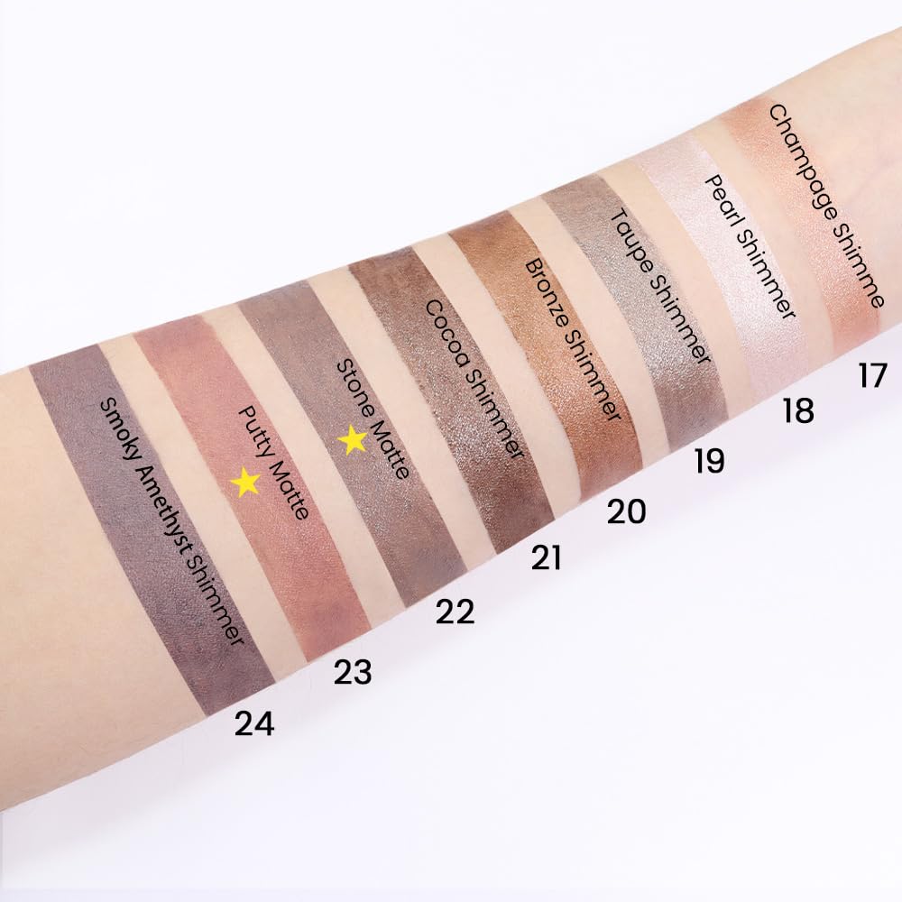 Kaely 2Pcs Cream Eye Shadow Sticks for Older Women, Stone Matte & Putty Matte Natural Eyeshadow Pencil Pens Waterproof, sombras en crema para ojos, 22+23