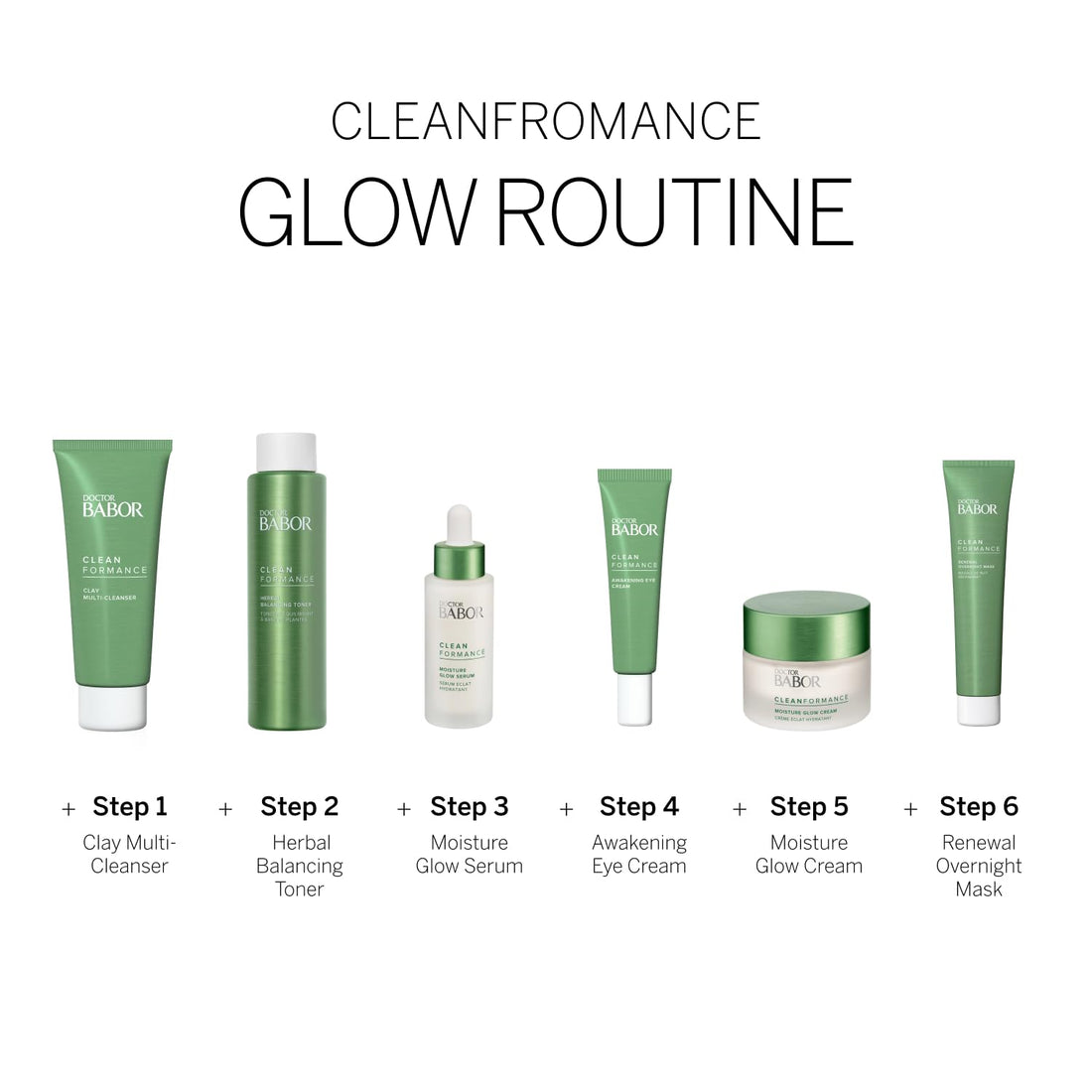 BABOR CLEANFORMANCE CLAY MULTI-CLEANSER, Prebiotic and Probiotic Face Mask and Cleanser, Refines Pores without Over-Drying, Clean Ingredients, Vegan