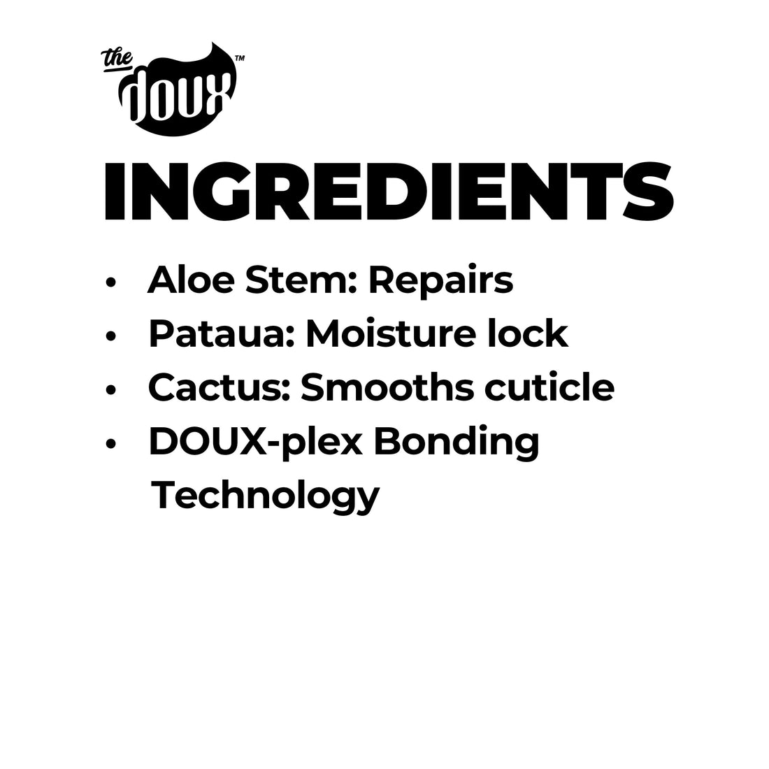 The Doux PRESS REWIND Curl Retention Shampoo - For Cleansing and Restoring Curly Hair for Women and Men