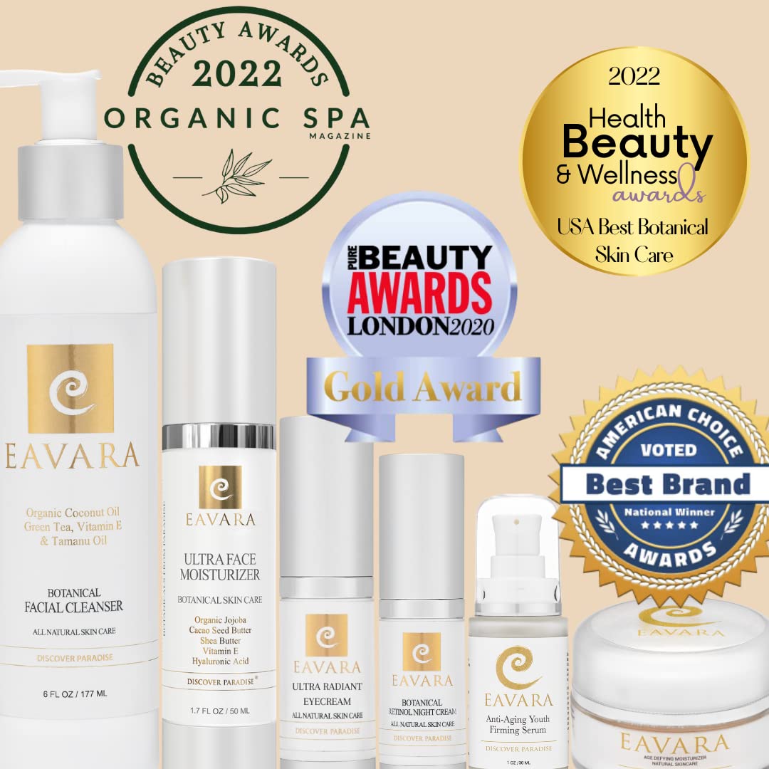 Best Organic And Natural Skin Care. Anti Wrinkle, Anti Aging, Face Cream! Contains Hyaluronic Acid, Shea Butter, Vitamin E, Jojoba, Natural Collagen. No Parabens Or Sulfates!