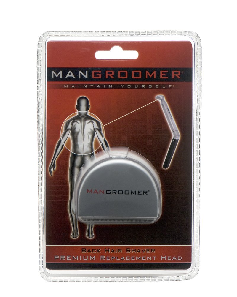 MANGROOMER Do-It-Yourself Electric Back Hair Shaver Premium Replacement Head