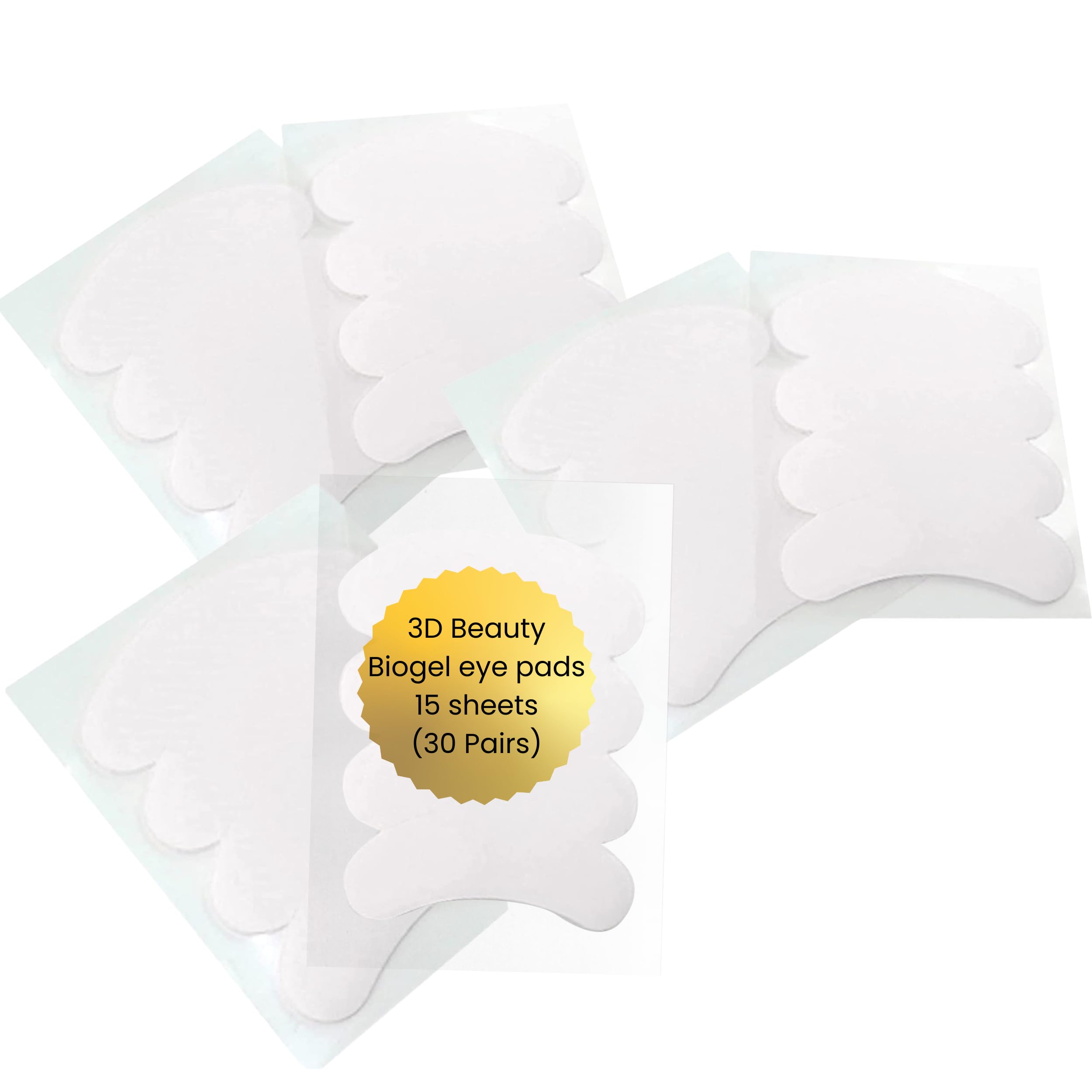 3D Beauty Biogel Eye Pads - 15 Sheets (30 pairs) by 3D Beauty