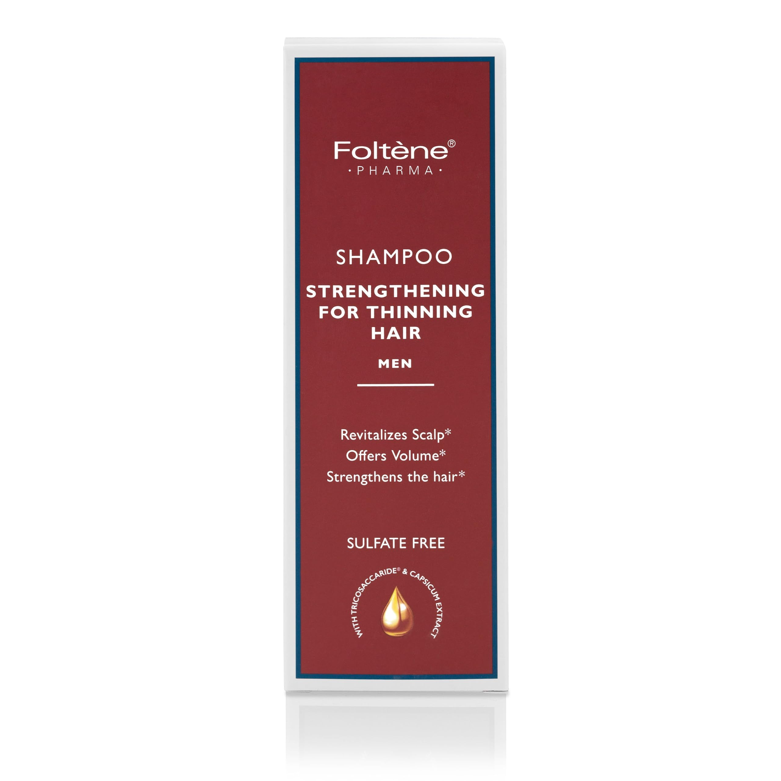 Foltene Shampoo Strenthening For Thinning Hair, Men, 6.76oz
