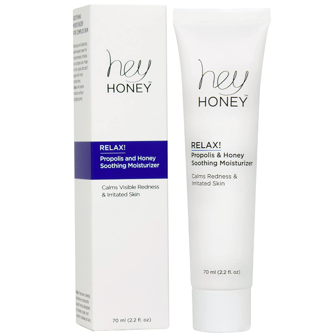 Hey Honey RELAX! Propolis & Honey Soothing Cream, 2.2 oz bottle