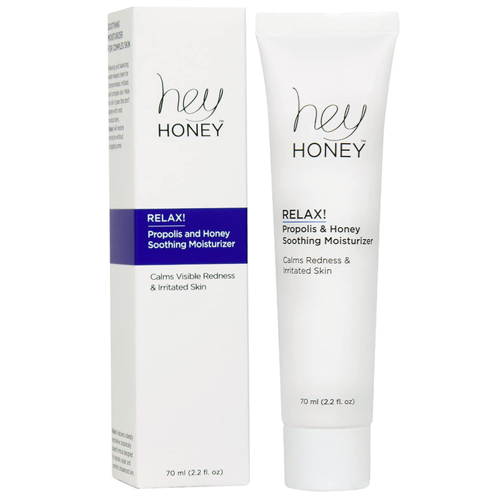 Hey Honey RELAX! Propolis & Honey Soothing Cream, 2.2 oz bottle