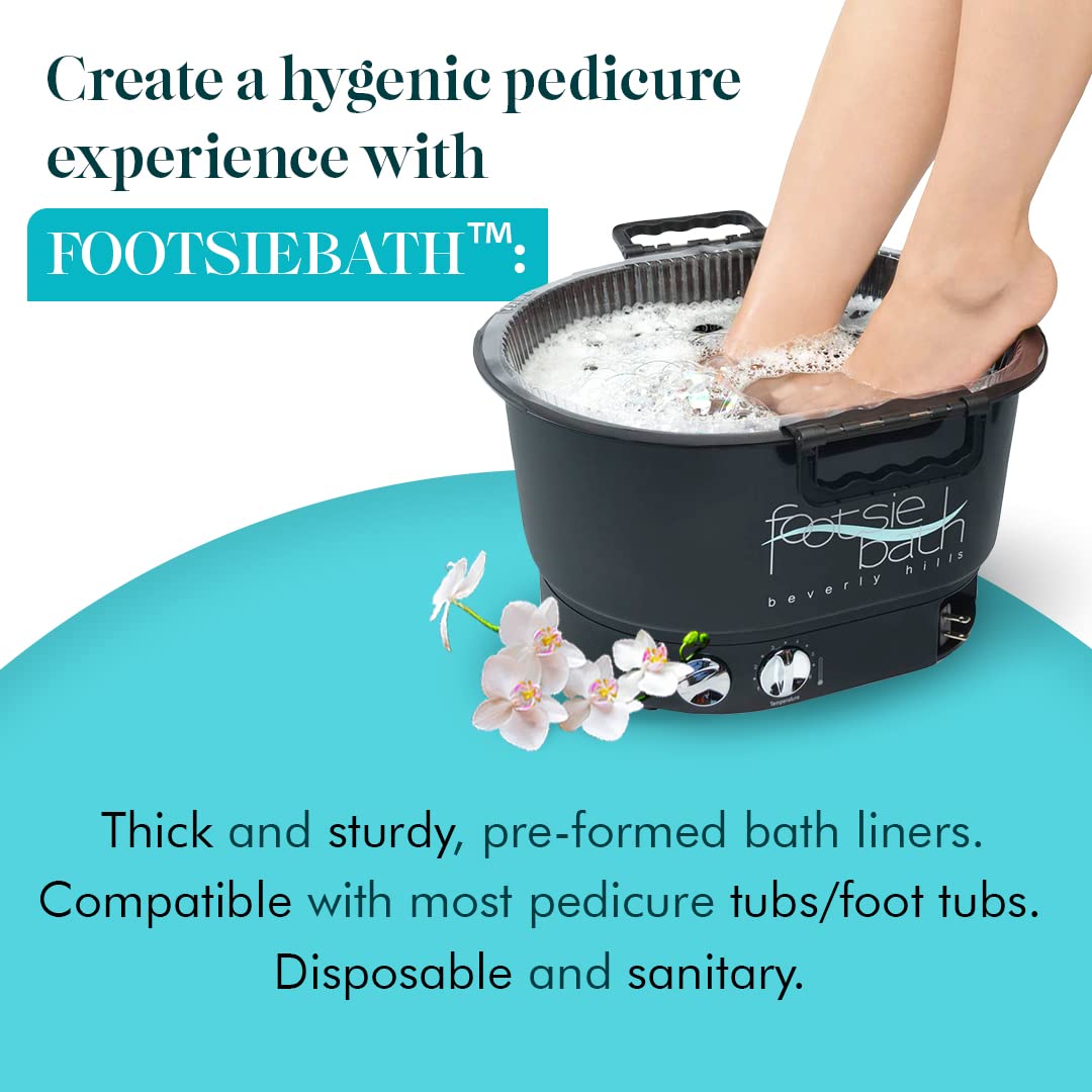Footsie Bath Liners 100 Pack