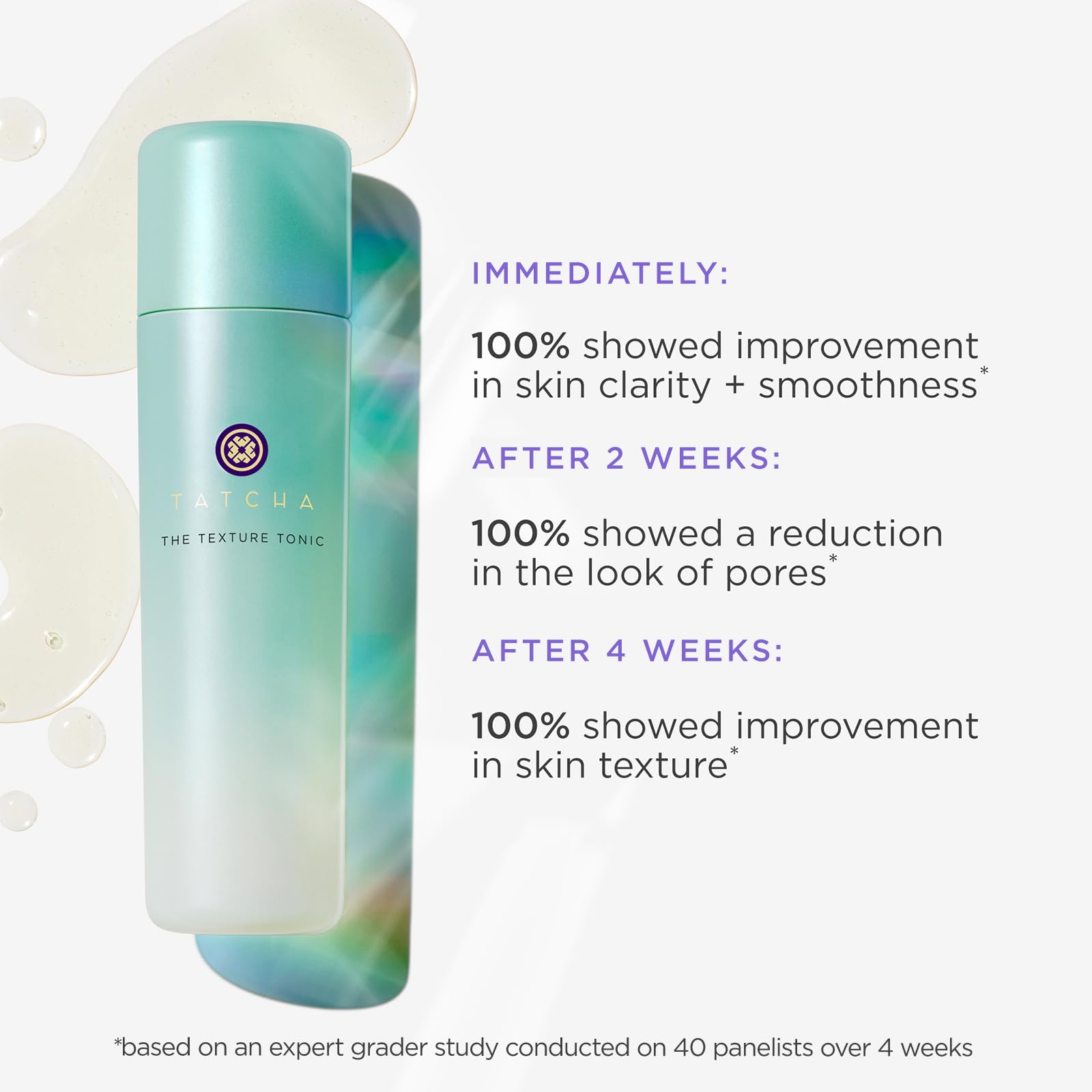 TATCHA The Texture Tonic | Liquid Exfoliating Treatment 150 ml | 5.0 fl. Oz