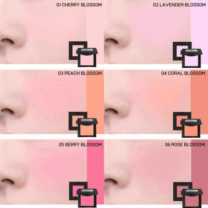 BBIA Last Blush 11 Color / 0.09oz - High Pigment Makeup Blush, Shape, Contour & Highlight Face, Long-lasting, Matte Finish (05 BERRY BLOSSOM)