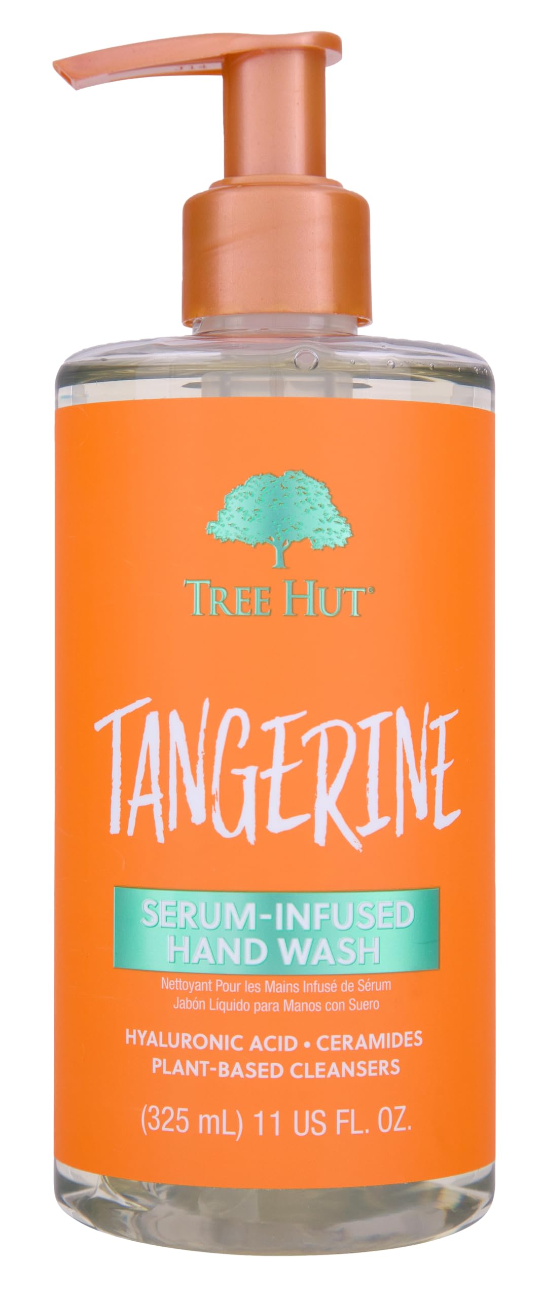 Tree Hut Tangerine Serum Infused Hand Wash | Nourish & Hydrate Hands with Strengthening Skin Care | Long Lasting Scent | Cleanse & Lock in Moisture | 11 fl oz.