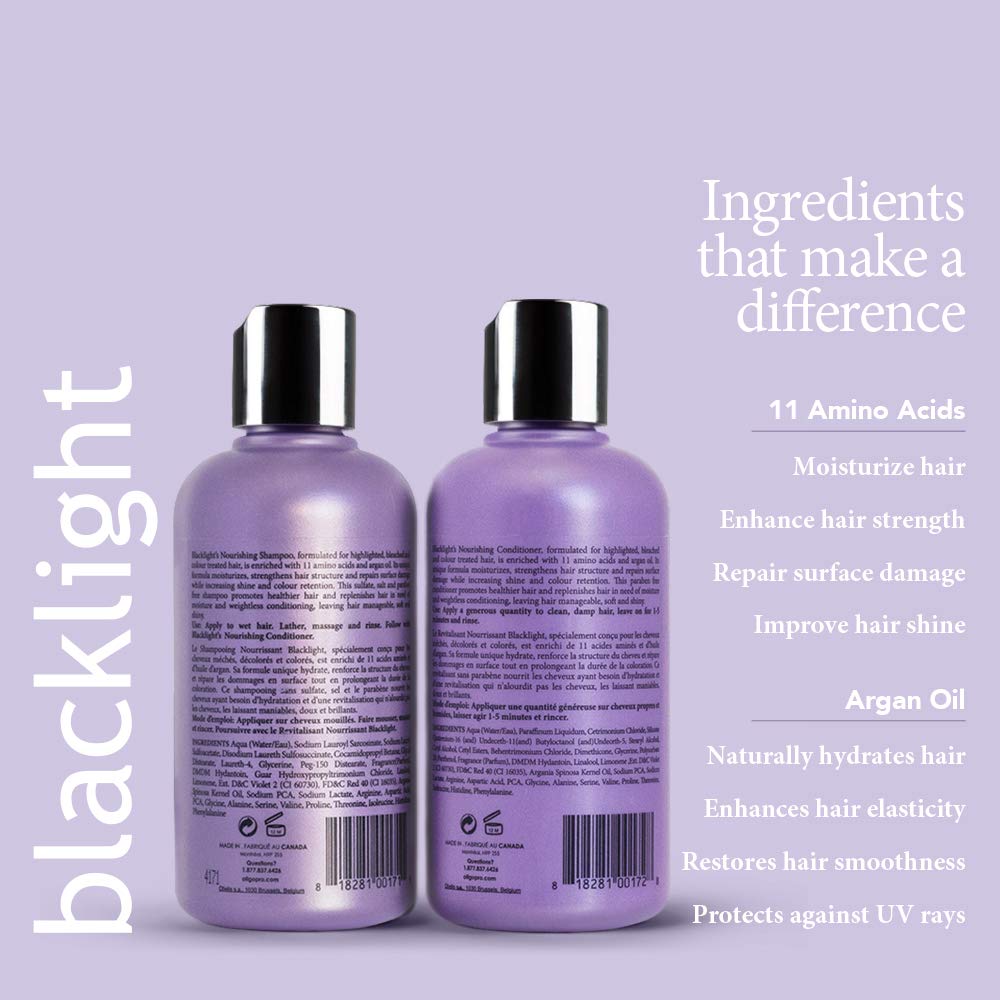 Oligo Blacklight Nourishing Shampoo and Conditioner 8.5 oz DUO