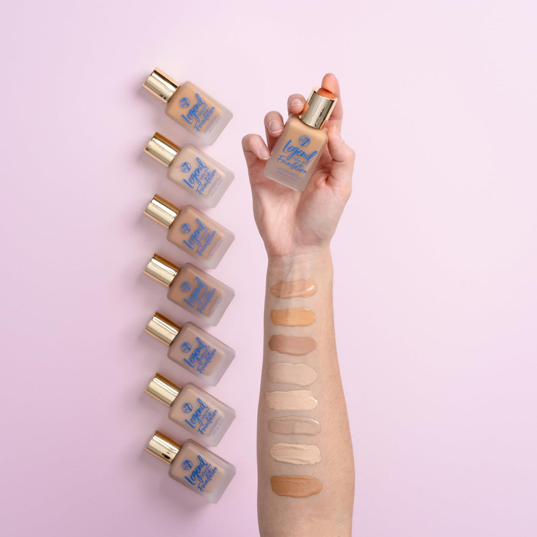 W7 | Legend Long-Lasting Liquid Foundation | Rich and Creamy Formula | Full Coverage with a Matte Finish | Available in 4 Shades | Fresh Beige | Cruelty Free, Vegan Makeup by W7 Cosmetics