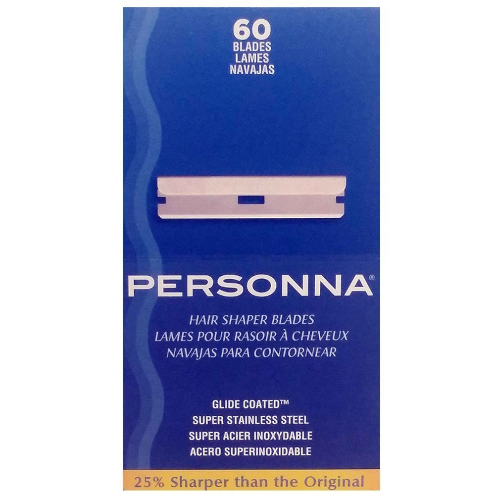 Personna Hair Shaper Blades, 60 Count