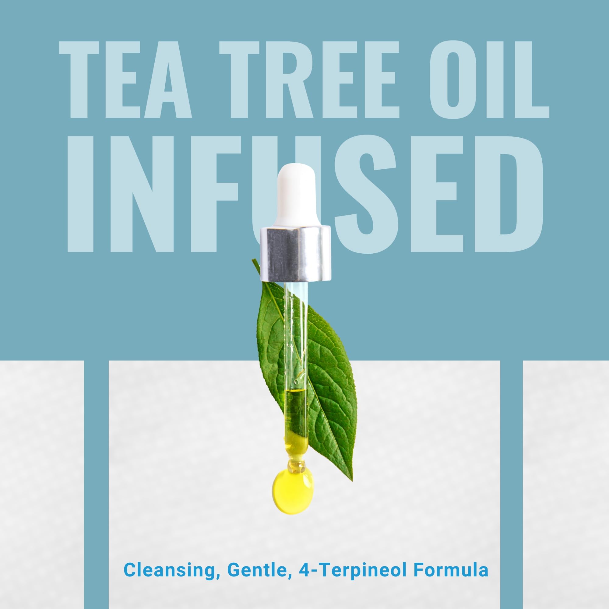 Cliradex Towelettes - Natural Face, Eyelash & Eyelid Cleanser - Wipes for Demodex, Blepharitis, Mgd and Red Irritated Eye Lid - Tea Tree Oil Extract.