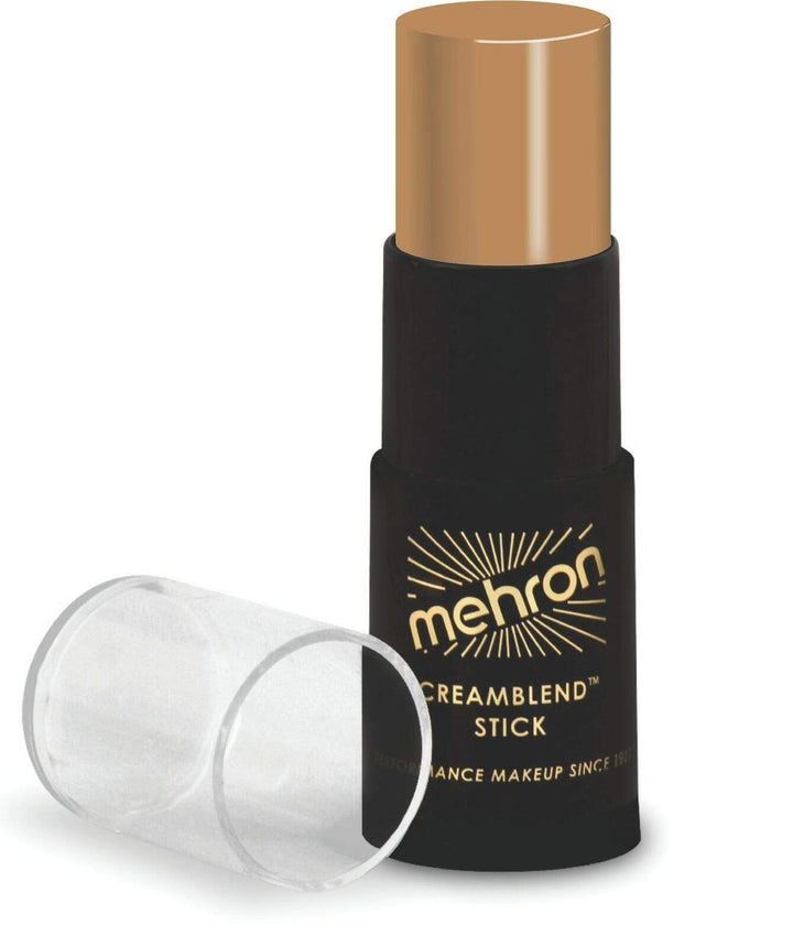Mehron Makeup CreamBlend Stick - Foundation (.75 oz) (MEDIUM DARK OLIVE)
