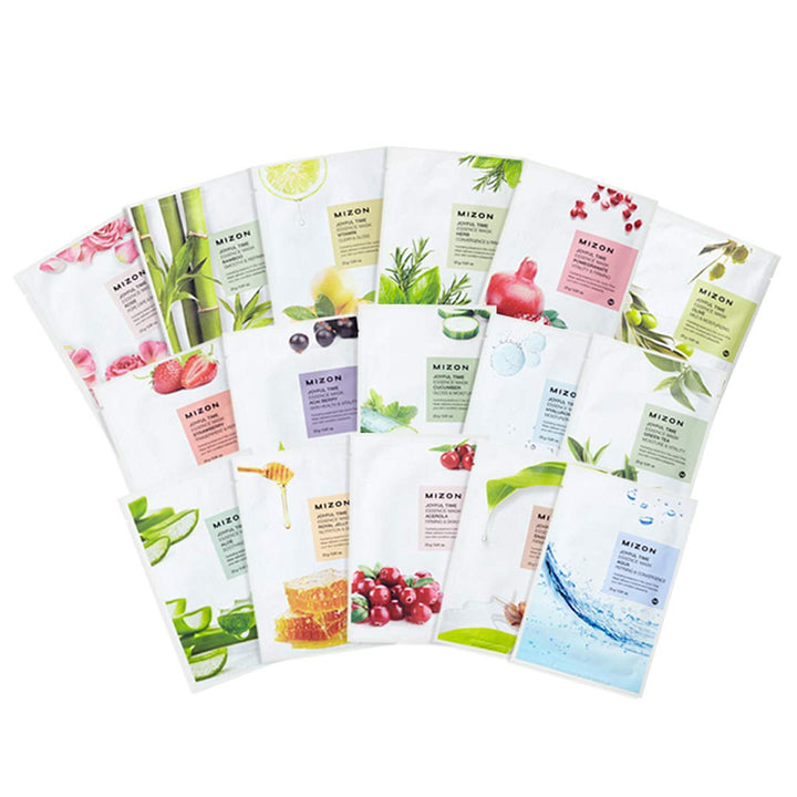 Mizon Essence Full Face Facial Mask Sheet (16 Combo Pack)