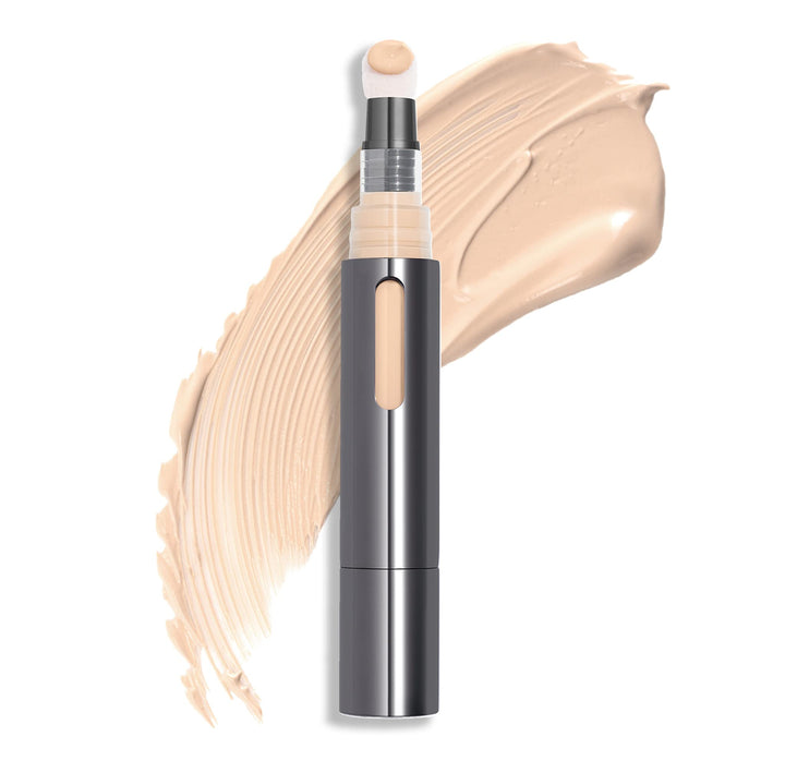 Julep Cushion Complexion 5-in-1 Skin Perfector Concealer Color Correcting Highlighter Blur & Brightener Foundation, 130 Ivory