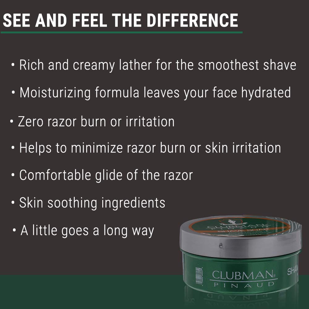 Clubman Shave Soap, 2 Ounce