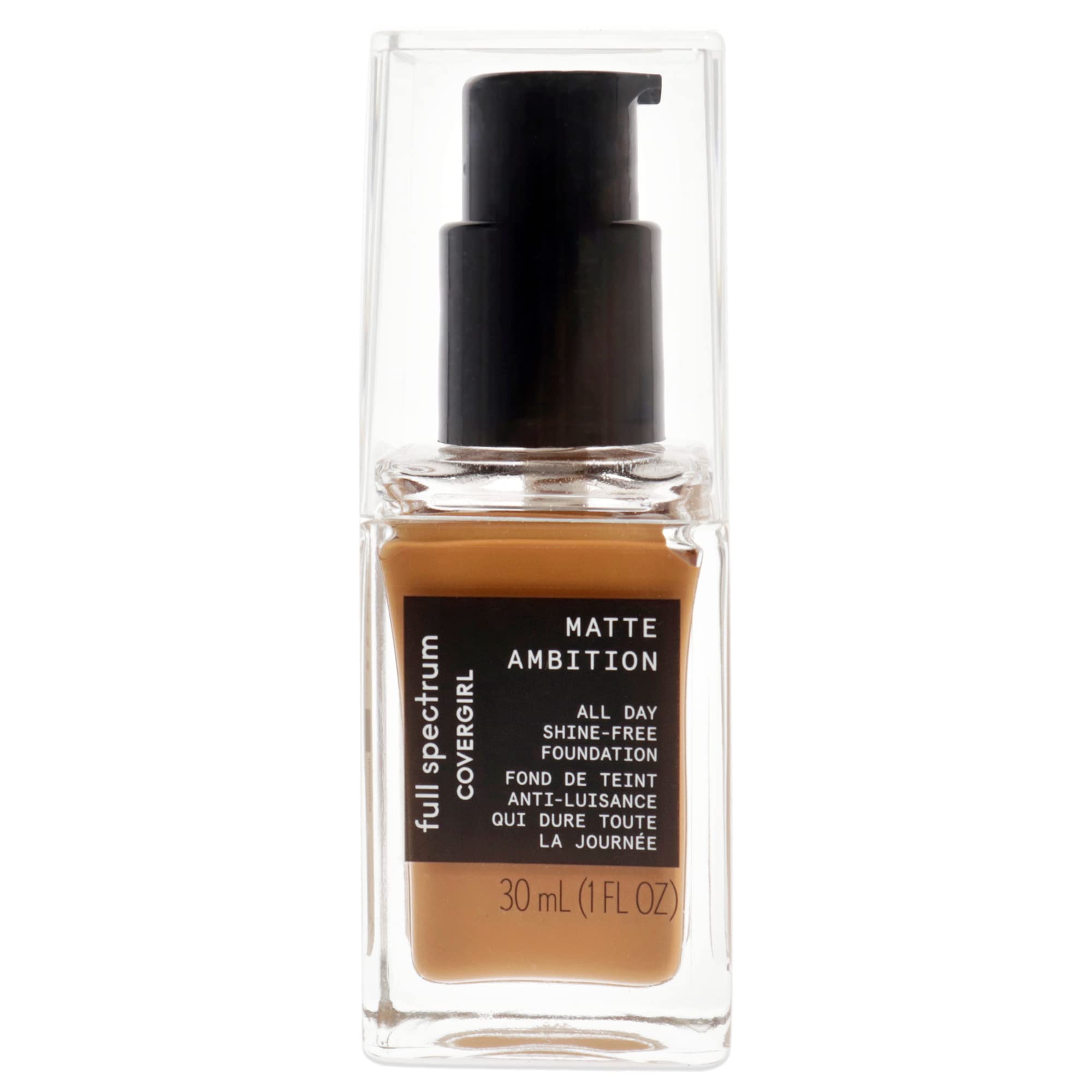 COVERGIRL Matte Ambition, All Day Foundation, Deep Golden 1, 1.01 Ounce