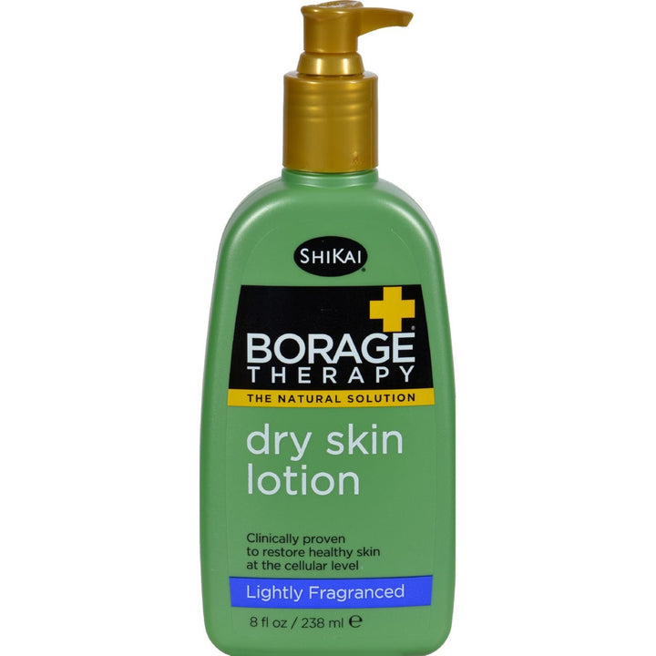 ShiKai Borage Therapy - Natural Dry Skin Lotion, Offers Real Relief from Dry, Red and Itchy Skin (Lightly Scented, 8 Ounces) by ShiKai