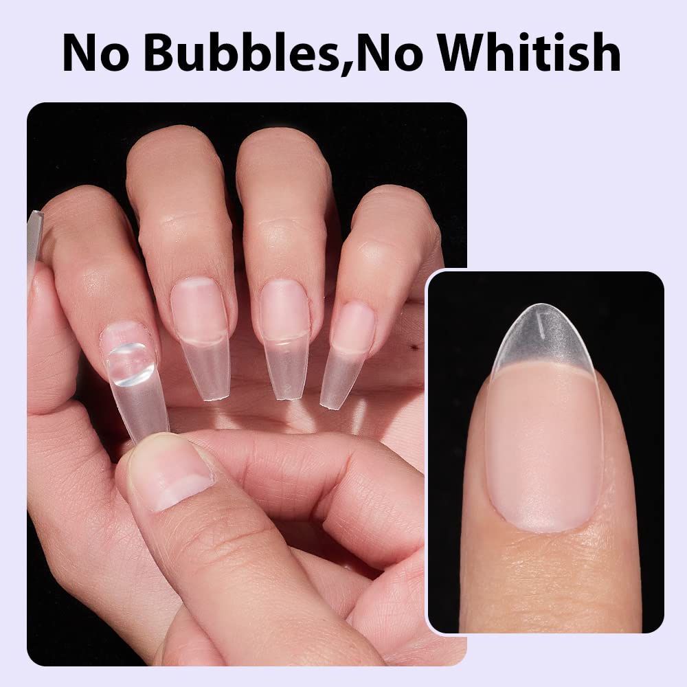 BTArtbox Solid Nail Gel - 15g Gel Nail for Acrylic Nails, Upgrade 3 in 1 Nail Gel for Fake Nails, Super Strong Gel Cured Needed, Easy to Use and 28 Days+ Long Last