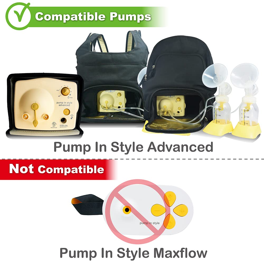 Nenesupply Pump Parts with 21mm Flanges Compatible with Medela Pump in Style Parts Accessories Breast Pump Not Original Medela Pump Parts Incl. 21mm Flange Breastshield Connector Valve Membrane Tubing