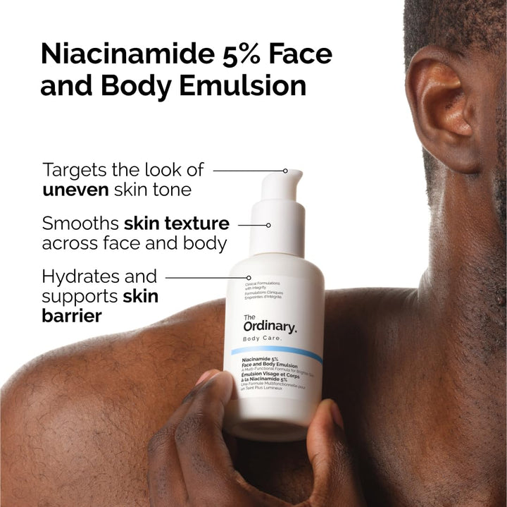 The Ordinary Niacinamide 5% Face and Body Emulsion, Dark Spot & Skin Tone Corrector, 3.4 Fl Oz