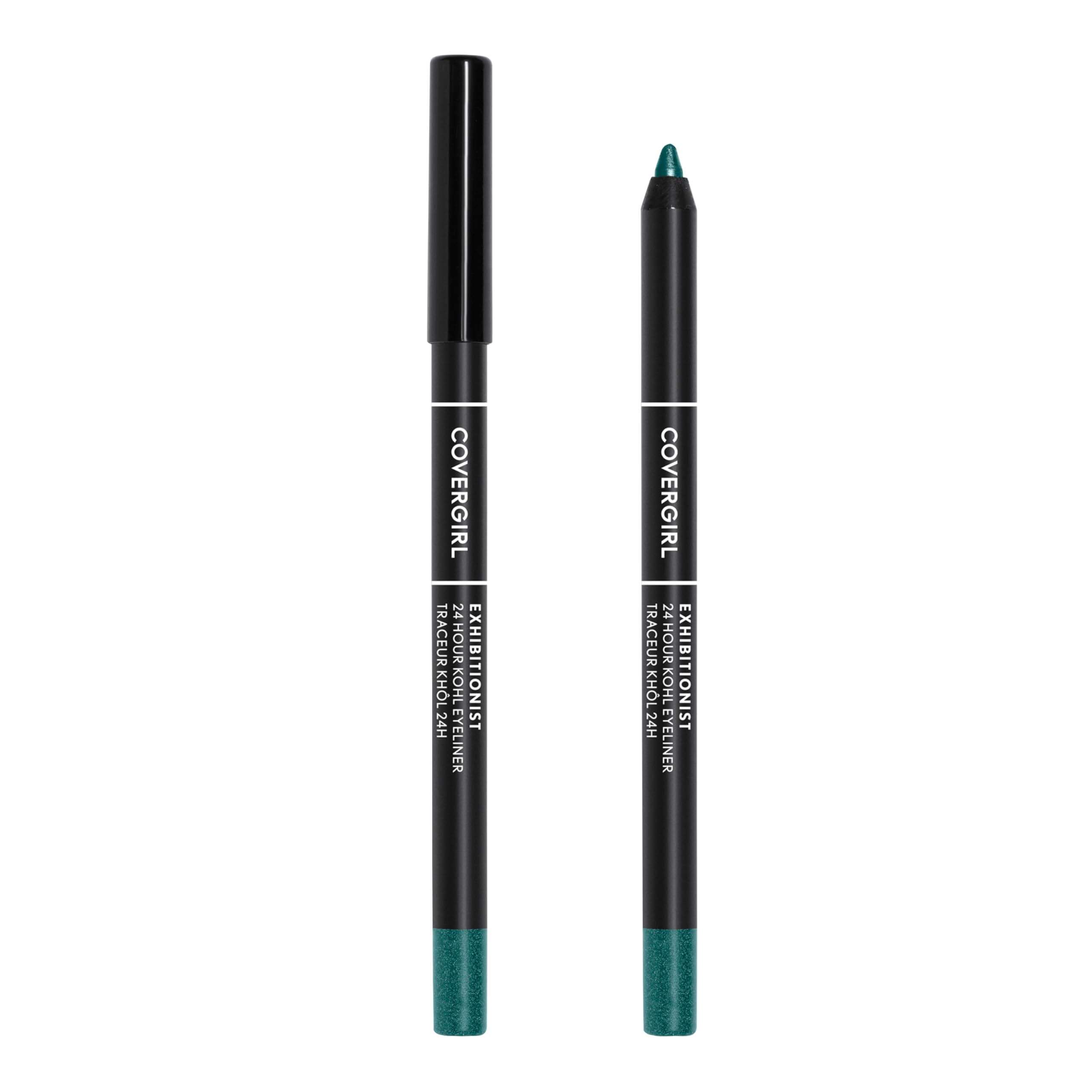 COVERGIRL Exhibitionist 24-Hour Kohl Eyeliner, Emerald Metallic, 0.04 oz