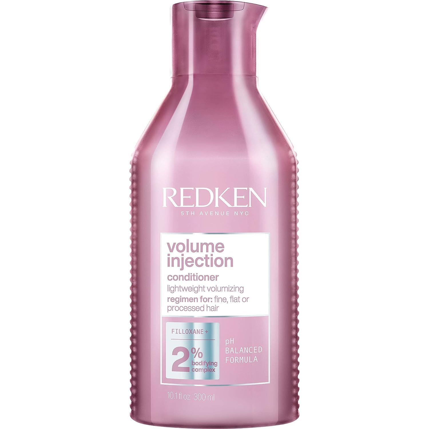 Redken Volume Injection Conditioner | For Fine Hair | Detangles & Adds Volume | 8.5 Fl Oz, 10.1 fl. oz