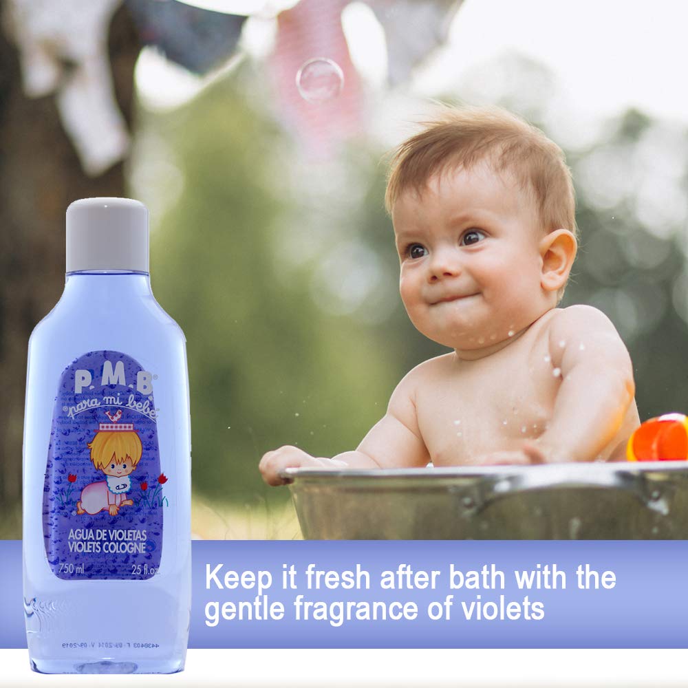 Para Mi Bebe Agua De Violetas Splash Cologne, 25 Ounce