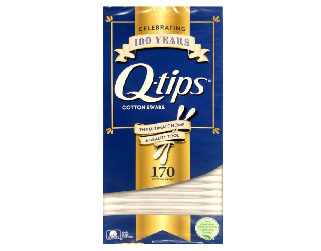 Q-Tips Cotton Swabs 170 Count (2 Pack)
