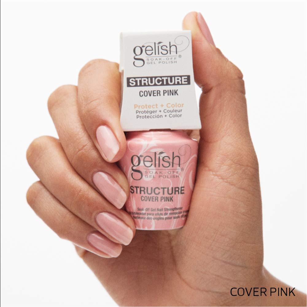 Gelish Nail Polish Gelish Soak-Off Gel Strucuture Nail Strengthener Polish - Cover Pink 15ml