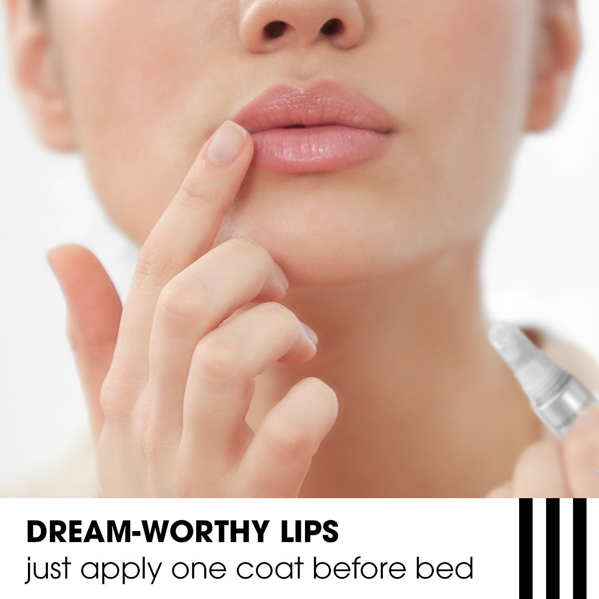 ChapStick Total Hydration Vitamin Enriched Lip Night Serum (Almond Cream Flavor, 1 Tube), Vitamin C, Vitamin E, Contains Evening Primrose Oil, 0.21 Ounce