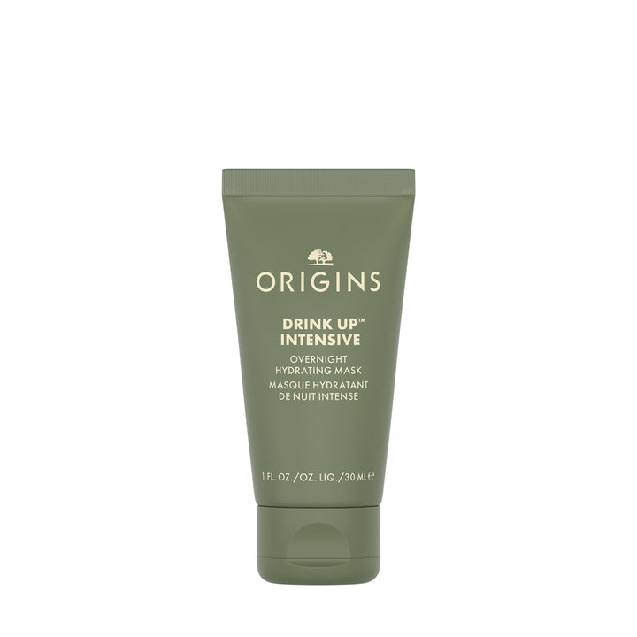 Origins Drink Up Intensive Overnight Hydrating Face Mask | Hydrates for 72 Hours | With Niacinamide, Hyaluronic Acid, & Avocado Butter | Travel Size, 1 Fl Oz