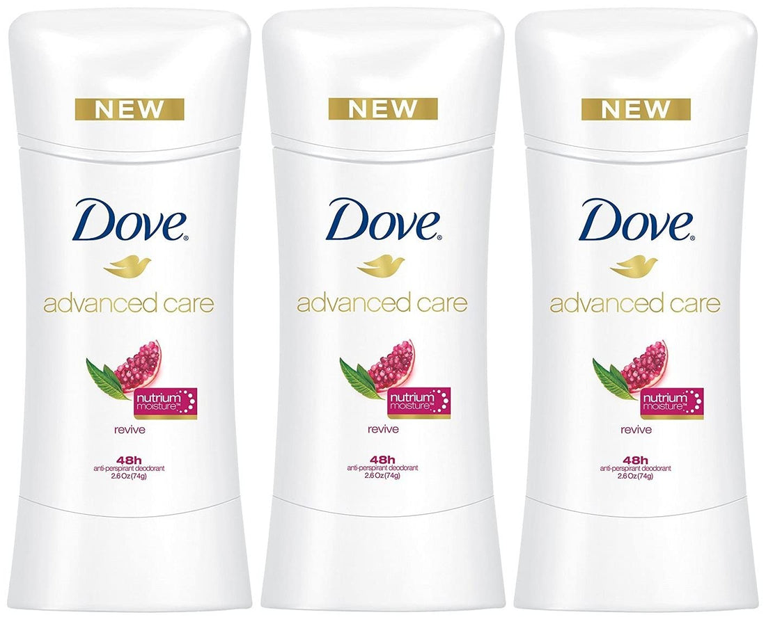 Dove Advanced Care Anti-Perspirant Deodorant, Revive 2.6 Oz(Pack of 3)