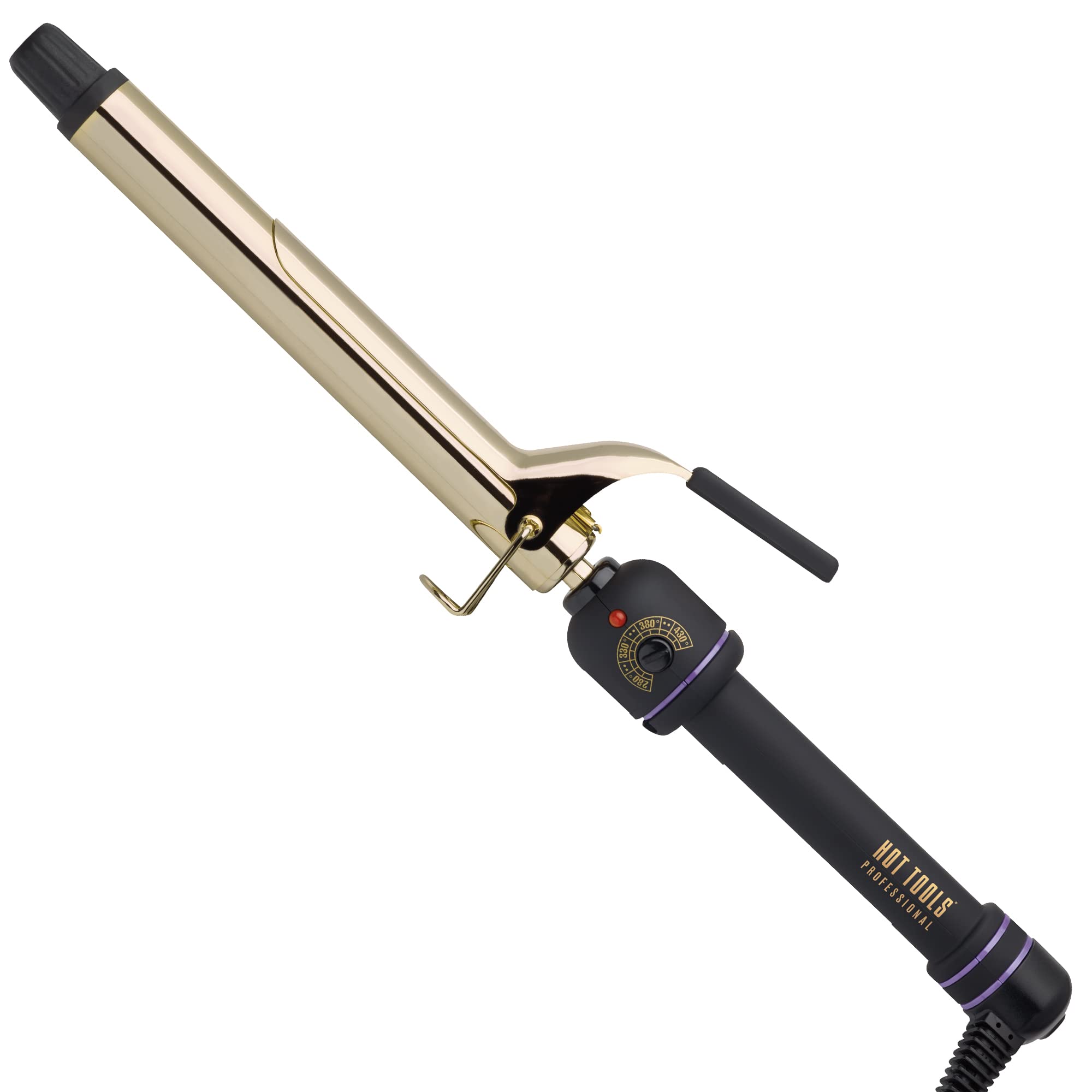 Hot Tools 1 Salon Curling Iron / Wand Extra-long Barrel - 24k Gold, 1.55 Pound
