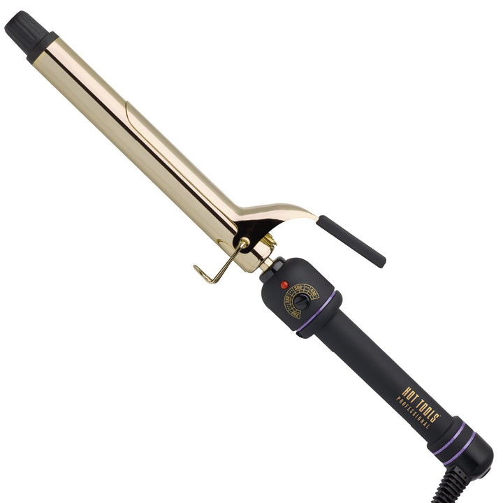 Hot Tools 1 Salon Curling Iron / Wand Extra-long Barrel - 24k Gold, 1.55 Pound
