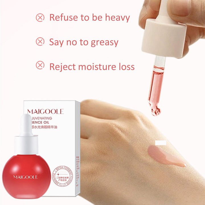 Rose Hydrating Essence Oil for Face,Natural Moisturizer Facial Serum,Wrinkles for Smoother, Softer Skin,For Hydrating, Reviving, Invigorating, Soothing and Uplifting All Skin Types.