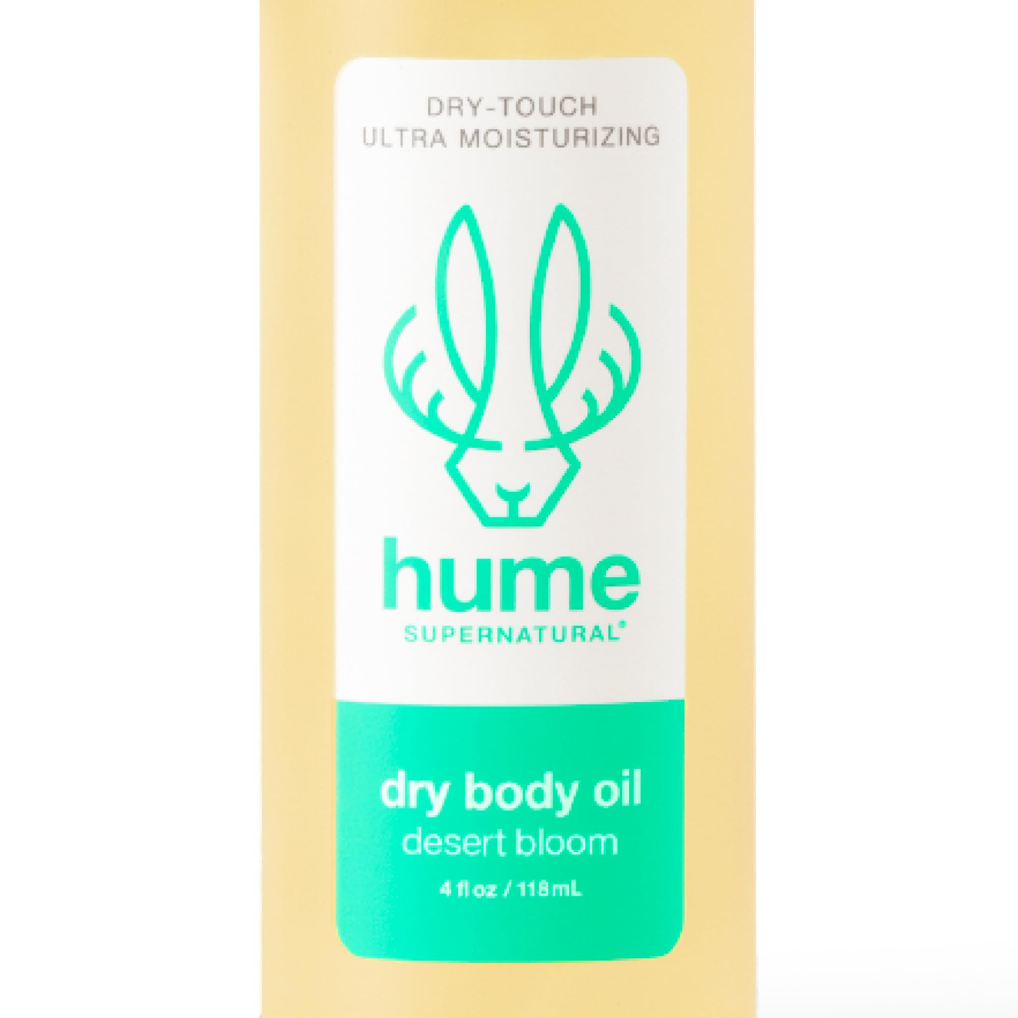 HUME SUPERNATURAL Dry Body Oil Spray - Probiotic Moisturizer for Men & Women, Nourishing Hydration, Desert Bloom, 1-Pack