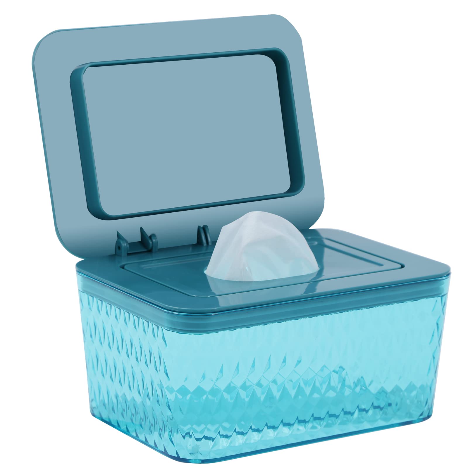 Hswt Wipes Dispenser Seal-Designed Wipe Dispenser Holder Wipes Case Box for Bathroom Keep Wipes Fresh, Dust-Proof & Non-Slip