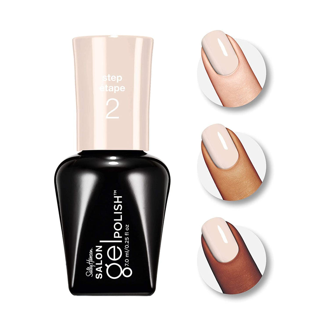 Sally Hansen Salon Pro Gel Nail Polish Lacquer, Sheer Ecstasy, 0.24 Fl. Oz.