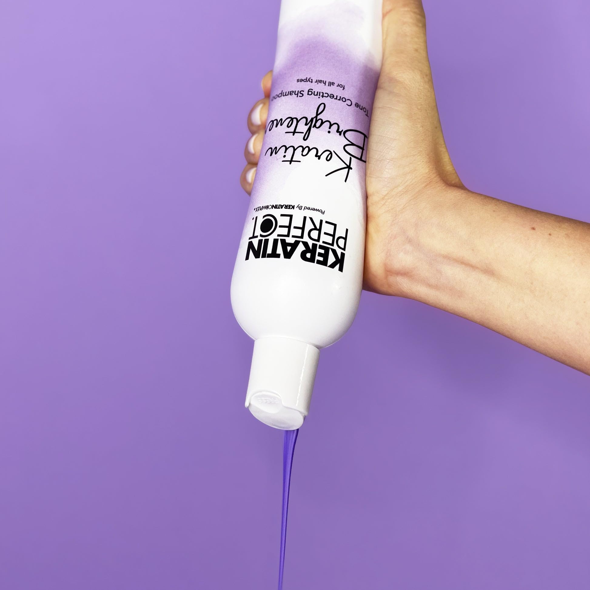 Keratin Perfect Keratin Brightener Tone Correcting Shampoo - 12oz