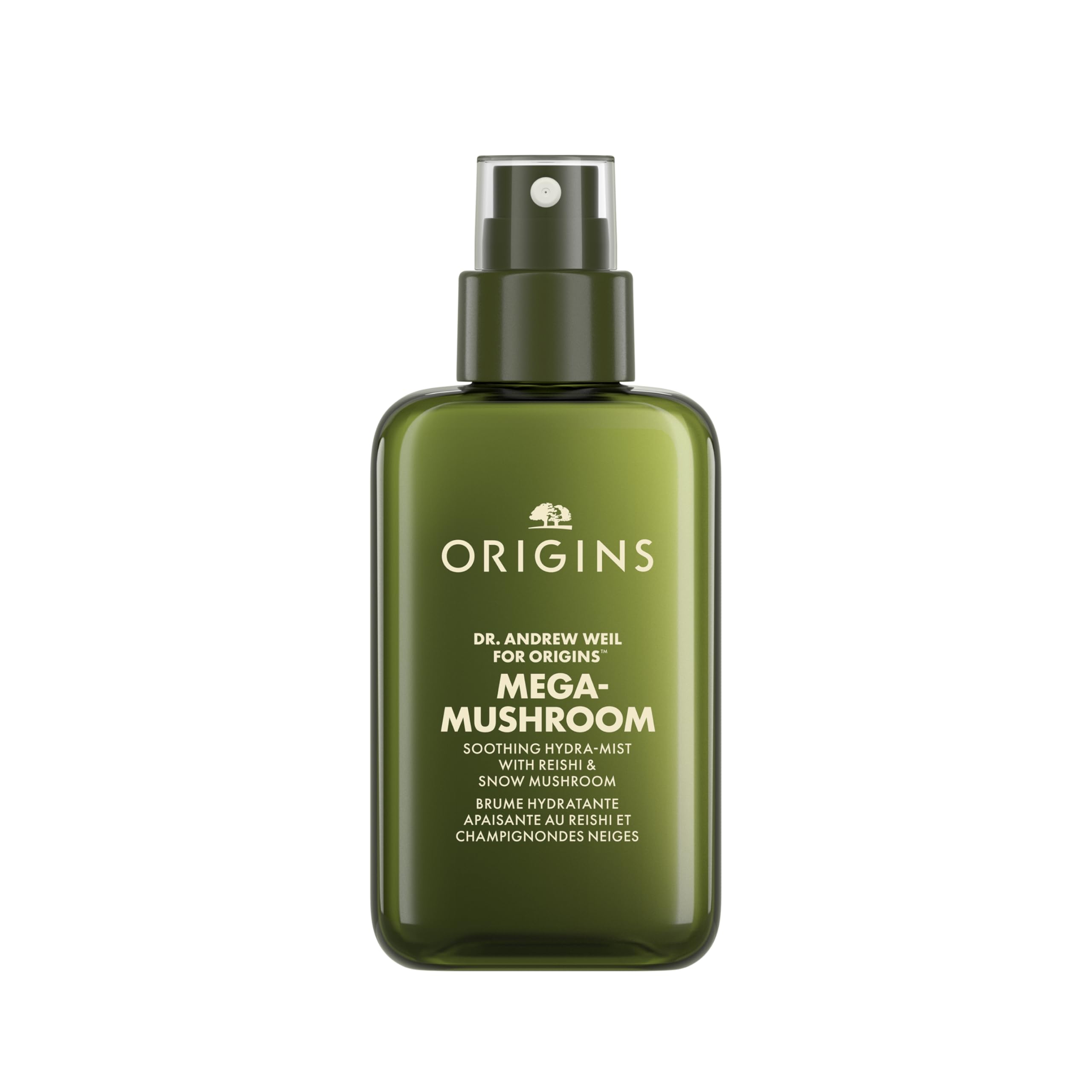 Origins Mega-Mushroom Soothing Face Mist | Plumps, Refreshes & Soothes | With Reishi & Snow Mushroom, 3.4 Fl Oz