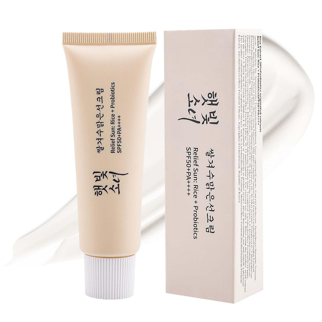 Daily UV Defense Sunscreen, SPF 50 PA++++,Korean Sunscreen Invisible,Hydrating, Soothing, No white-cast for All Skin Types (50ml)