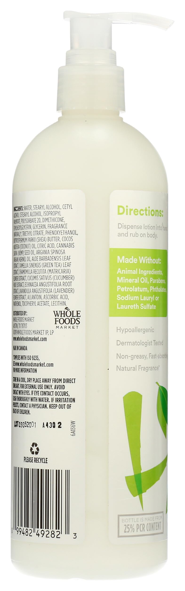 365 by Whole Foods Market, Lotion Maximum Moisture Aloe & White Tea, 16 Ounce