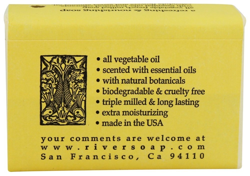 River Soap Company Soap - Sweet Citrus Bar - Case of 1 - 4.5 oz.