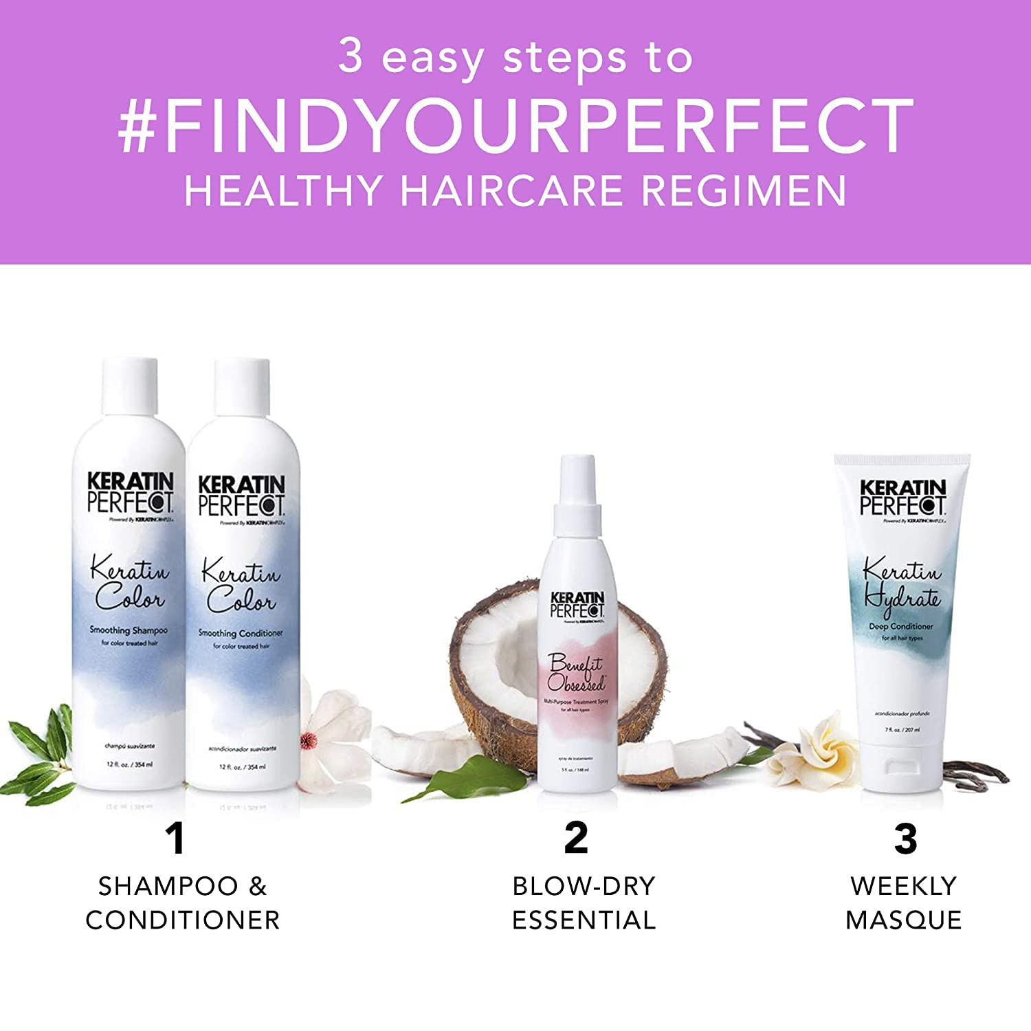 Keratin Perfect Keratin Color Smoothing Shampoo - 12oz